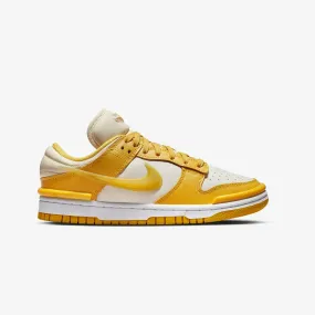 WMN'S DUNK LOW TWIST 'SAIL/VIVID SULFUR-WHITE'