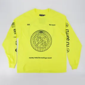 WORLDWIDE L/S TEE NEON