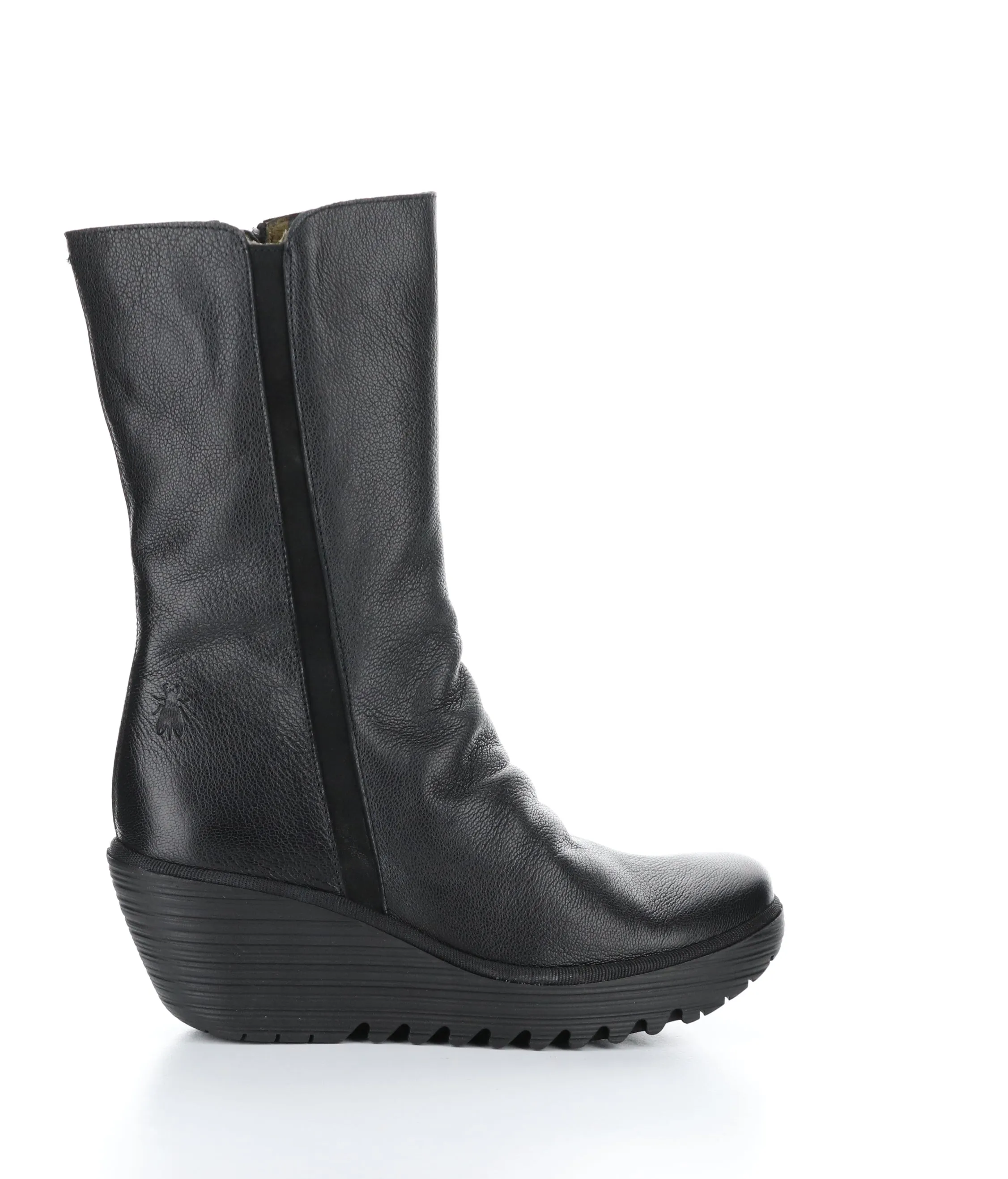 YEMY408FLY 000 BLACK Round Toe Boots