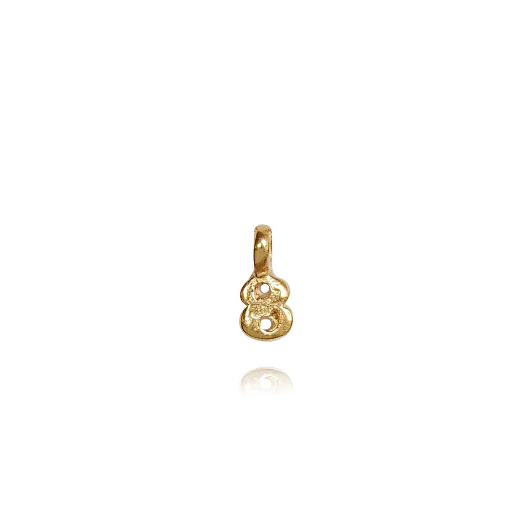 Zoe Lucky Number 8 Gold Necklace